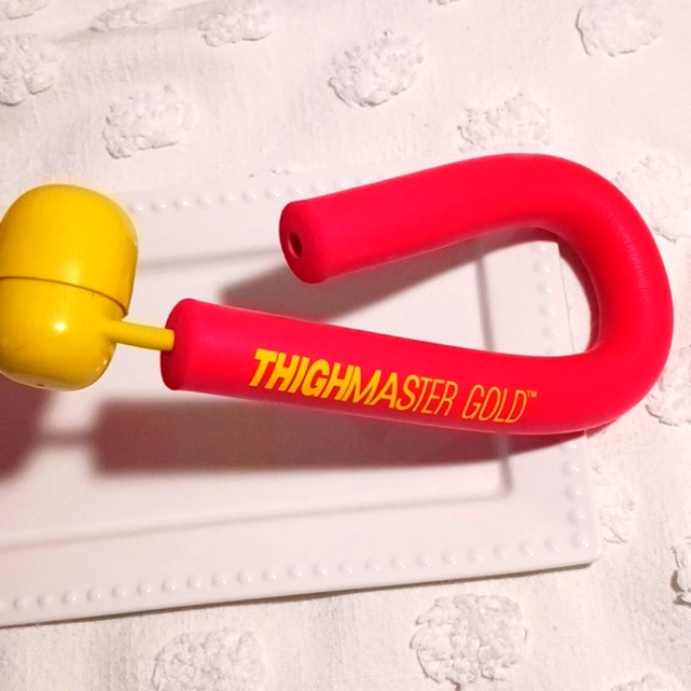 *New* Vtg. Suzanne Somers Authentic Thighmaster Gold Gem